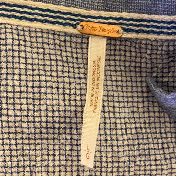 Gauzy free people button down - Picture 7 of 7